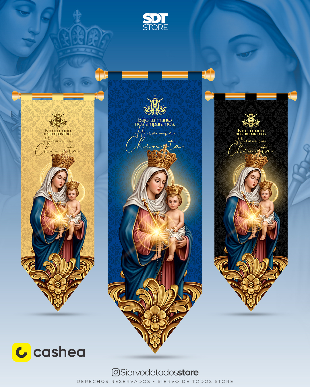 Nuestra Señora de Chiquinquira - Banderines